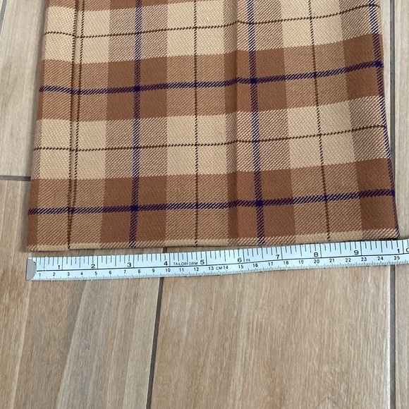 Aritzia Wilfred Effortless Flannel High-waisted Pleated Pants size 10 new - Picture 13 of 14